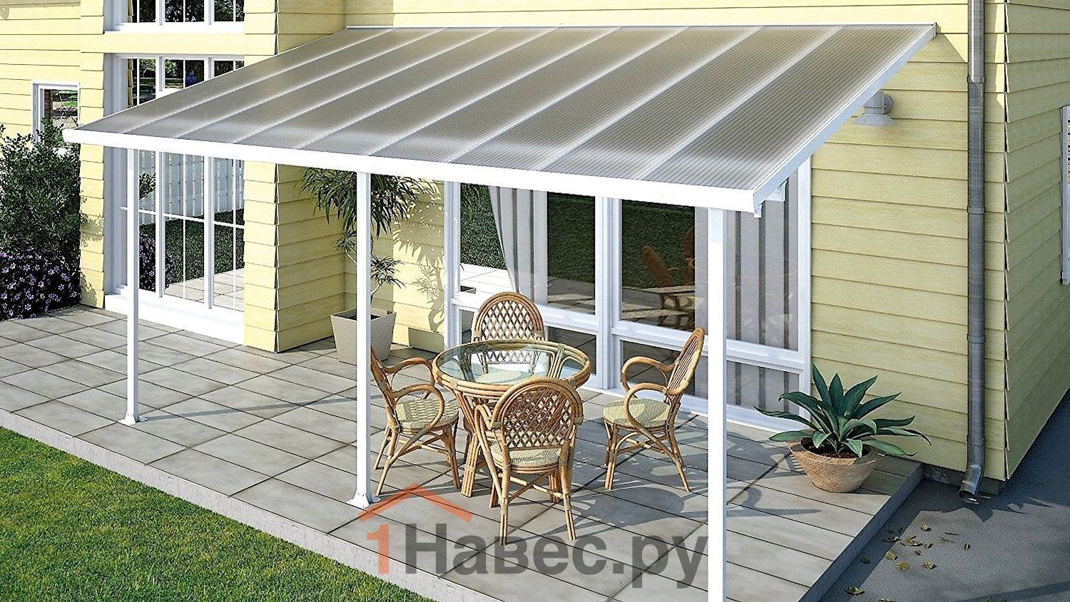 Навес из поликарбоната